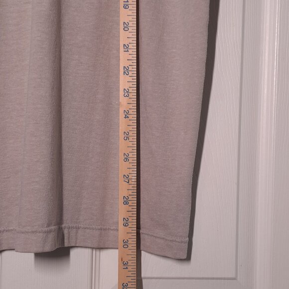 VINTAGE Sh*t Happens When You Party Naked USED V-Neck Shirt (XL, Tan, Humor) - Picture 5 of 10